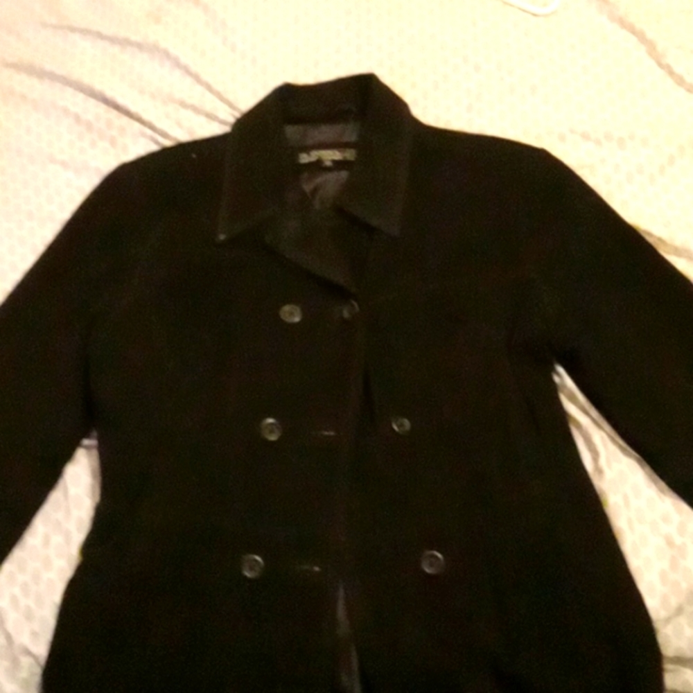 Suede coat